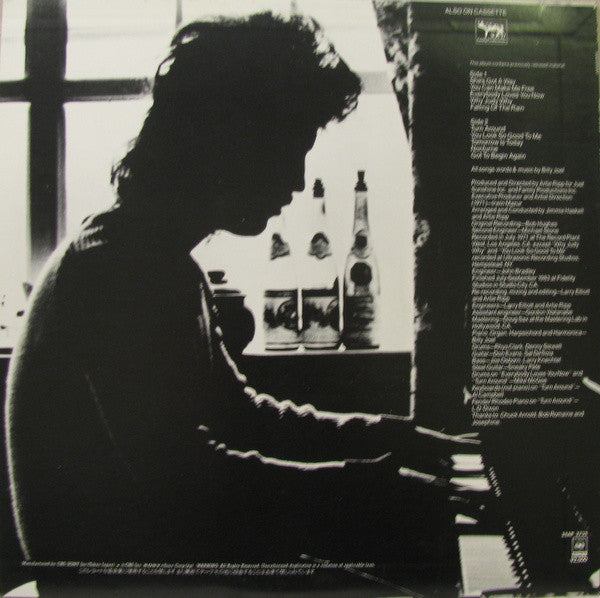 Billy Joel - Cold Spring Harbor (LP, Album, RE)