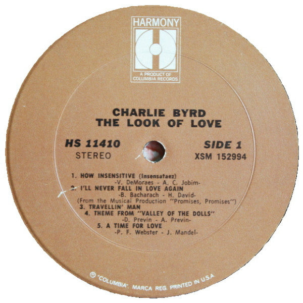 Charlie Byrd - The Look Of Love (LP, Comp)