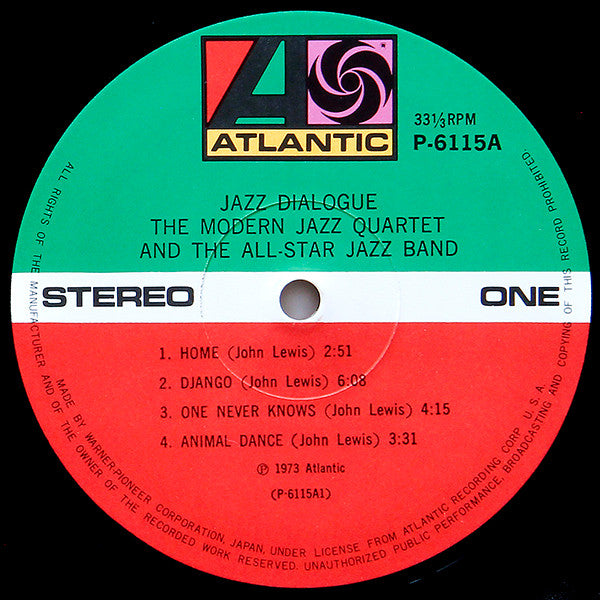 The Modern Jazz Quartet - Jazz Dialogue(LP, Album)