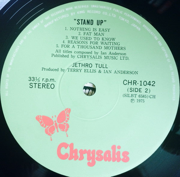 Jethro Tull - Stand Up (LP, Album, RP)