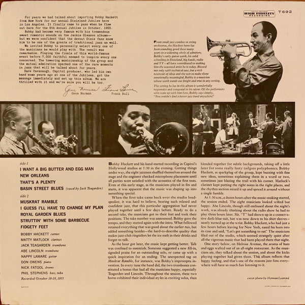 Bobby Hackett And His Jazz Band - Coast Concert (LP, Album, Mono, Scr)