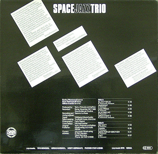 Space Jazz Trio - Vol. 2 (LP, Album)