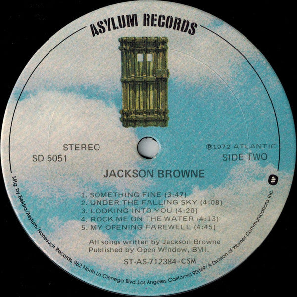 Jackson Browne - Jackson Browne (LP, Album, RE, CSM)