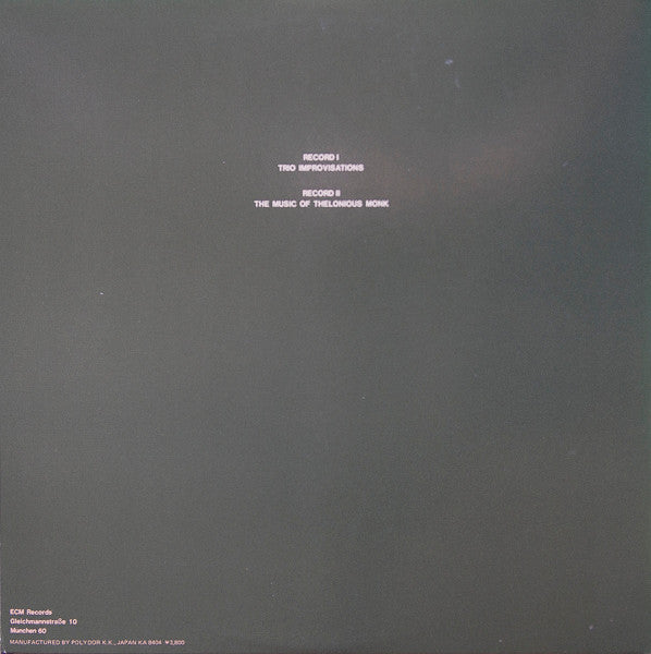 Chick Corea, Miroslav Vitous, Roy Haynes - Trio Music (LP, Album)