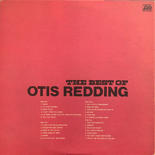 Otis Redding - The Best Of Otis Redding (2xLP, Comp, RE, Gat)