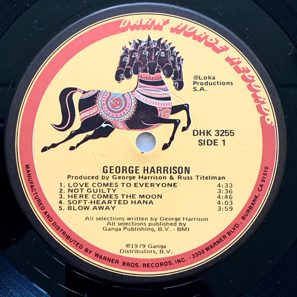 George Harrison - George Harrison (LP, Album, Jac)