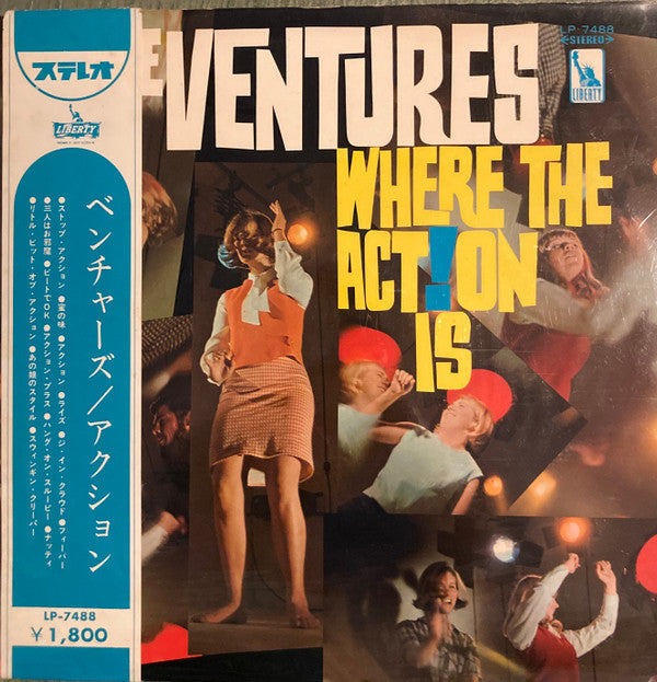 The Ventures - Where The Action Is (LP, Album, Gat)