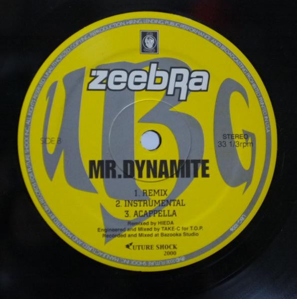 Zeebra - Mr. Dynamite (12"")