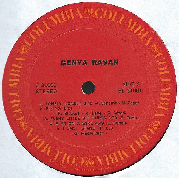 Genya Ravan - Genya Ravan (LP, Album, Ter)