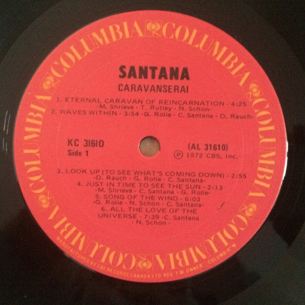 Santana - Caravanserai (LP, Album, RE, Gat)