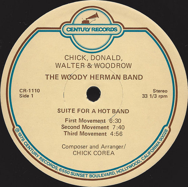 The Woody Herman Band* - Chick, Donald, Walter & Woodrow (LP, Album)