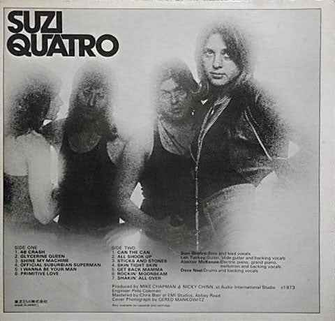 Suzi Quatro - Suzi Quatro (LP, Album, RE, Gat)