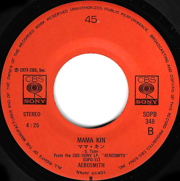 Aerosmith - Dream On / Mama Kin (7"")