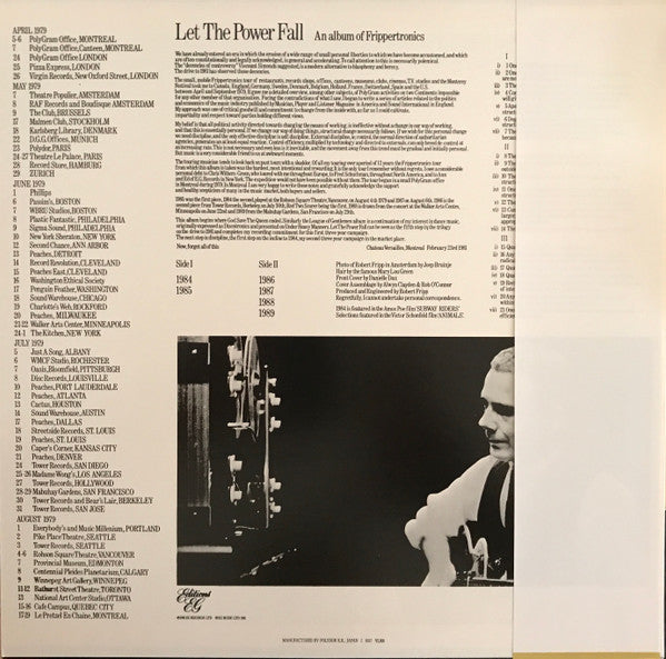 Robert Fripp - Let The Power Fall (LP, Album)