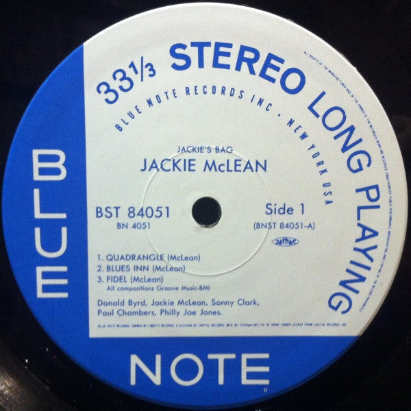 Jackie McLean - Jackie's Bag (LP, Album, Ltd, RE)