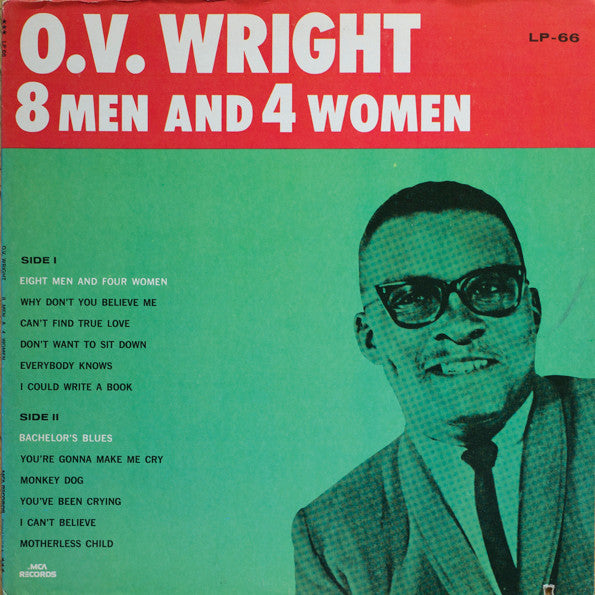 O.V. Wright - 8 Men And 4 Women (LP, RE)