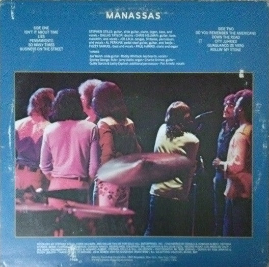 Stephen Stills, Manassas - Down The Road (LP, Album, Mon)