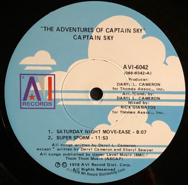 Captain Sky - The Adventures Of Captain Sky (LP, Album, NAM)