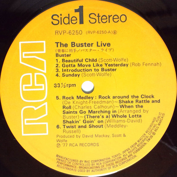 Buster (2) - Live (LP, Album)