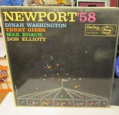 Dinah Washington - Newport '58(LP, Album, Mono)