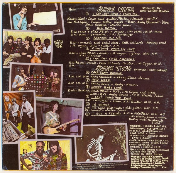 Ronnie Wood* - Now Look (LP, Album, Ter)