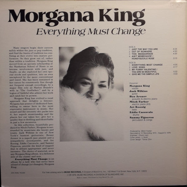 Morgana King - Everything Must Change (LP, Album)