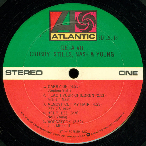 Crosby, Stills, Nash & Young - Déjà Vu (LP, Album, RE, MO )