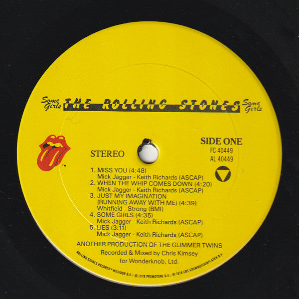 The Rolling Stones - Some Girls (LP, Album, RE)