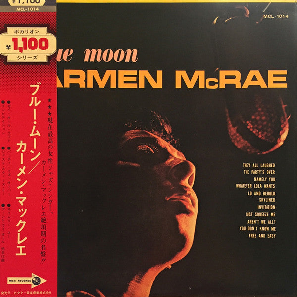 Carmen McRae - Blue Moon (LP, Album, Mono, RE)