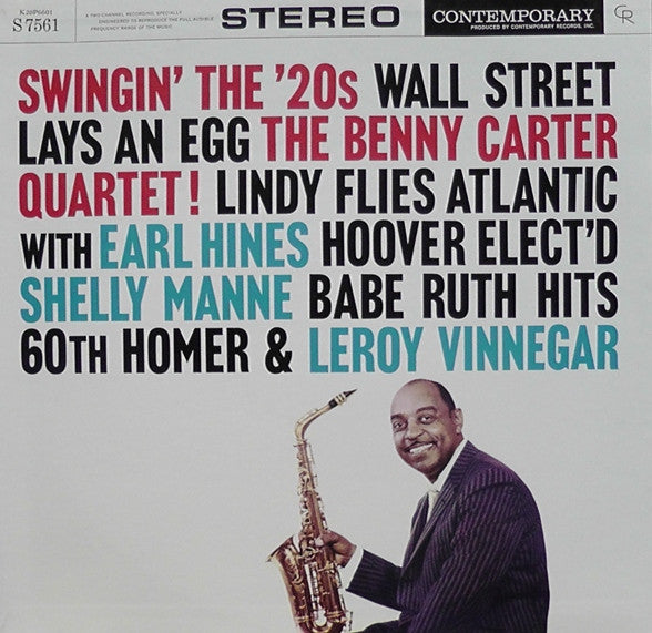 The Benny Carter Quartet - Swingin' The '20s (LP, Album, RE)