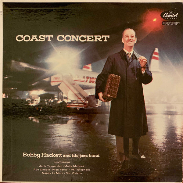 Bobby Hackett And His Jazz Band - Coast Concert (LP, Album, Mono, Scr)