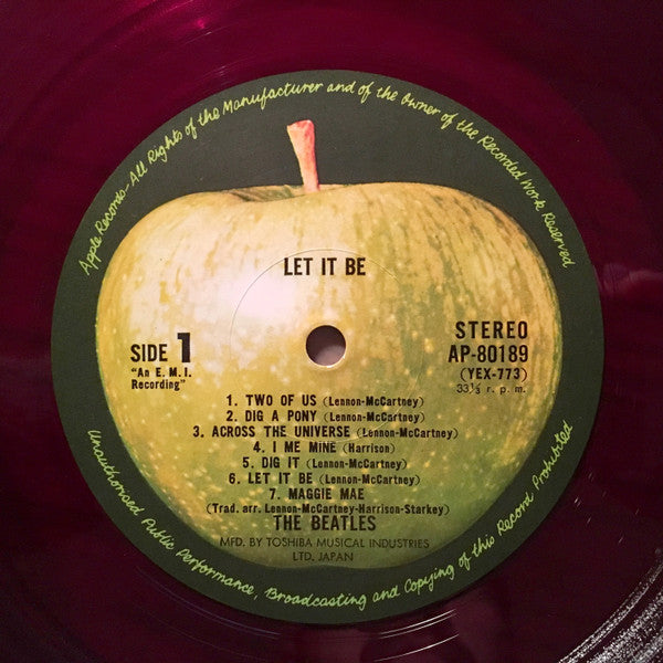 The Beatles - Let It Be (LP, Album, Red)