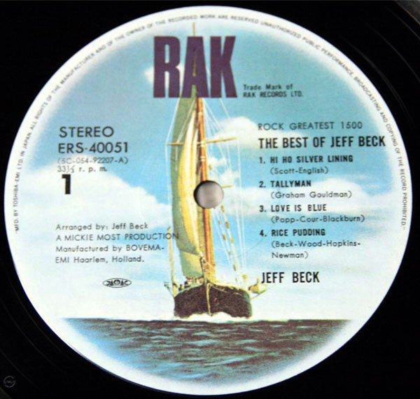 Jeff Beck - The Best Of Jeff Beck (LP, Comp)