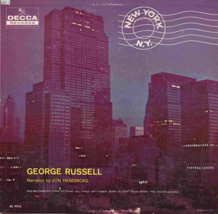 George Russell And His Orchestra* - New York, N.Y. (LP, Album, Mono)