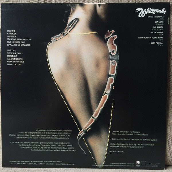 Whitesnake - Slide It In (LP, Album)