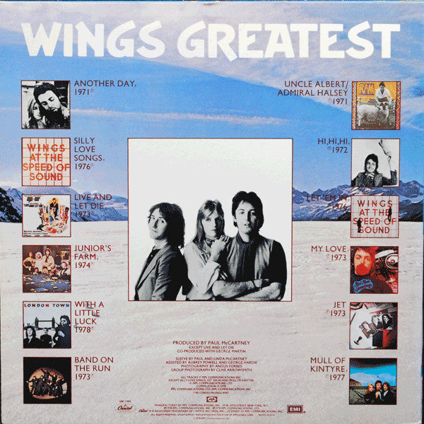 Wings (2) - Wings Greatest (LP, Comp, Los)