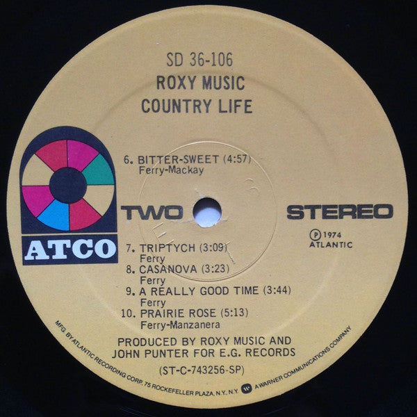 Roxy Music - Country Life (LP, Album, RE, SP )