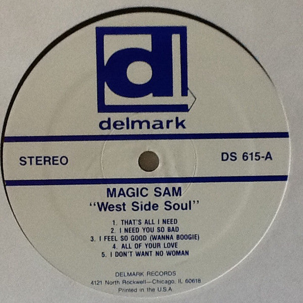 Magic Sam Blues Band - West Side Soul (LP, Album, RE)