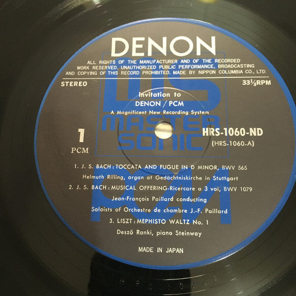 Various - Invitation To Denon / PCM (A Magnificient New Recording S...