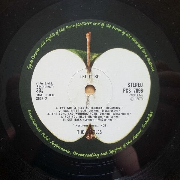 The Beatles - Let It Be (LP, Album, RE)