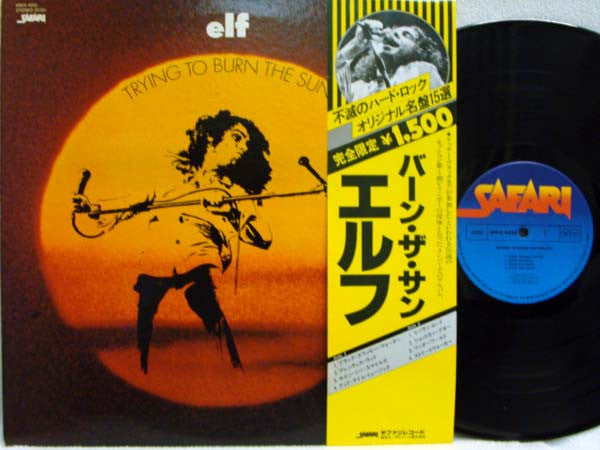 ELF (3) - Trying To Burn The Sun (LP, Album, RE)