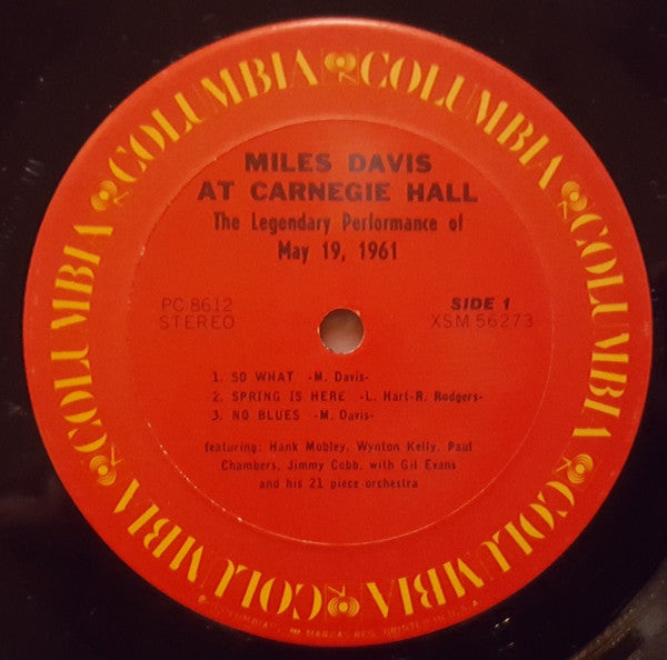 Miles Davis - Miles Davis At Carnegie Hall (LP, Album, RE)