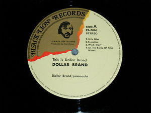 Dollar Brand - This Is Dollar Brand = ジス・イズ・ダラー・ブランド(LP, Album, ¥2,)