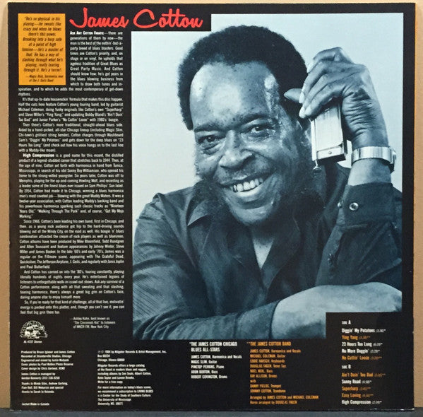 James Cotton - High Compression (LP, Album)