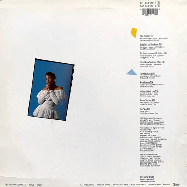 Cassandra Wilson - Blue Skies (LP, Album)