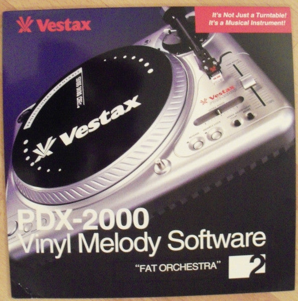 Unknown Artist - PDX-2000 Vinyl Melody Software 2 (Fat Orchestra) (LP)