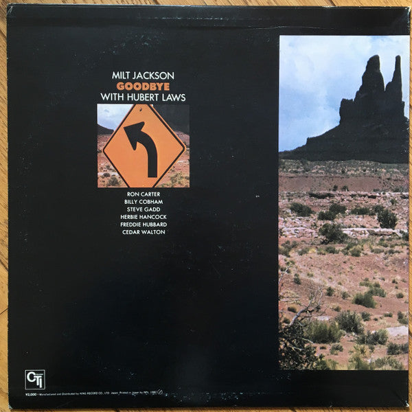 Milt Jackson With Hubert Laws - Goodbye (LP, Album)