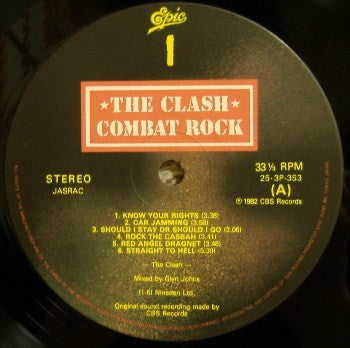 The Clash - Combat Rock (LP, Album)