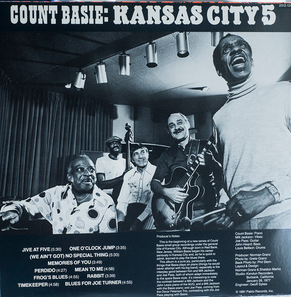 Count Basie - Kansas City 5 (LP, Album)