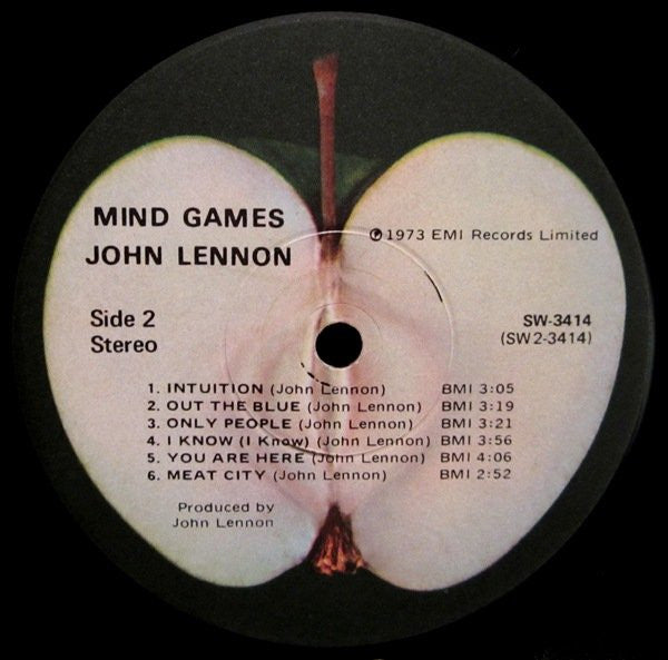 John Lennon - Mind Games (LP, Album, Win)